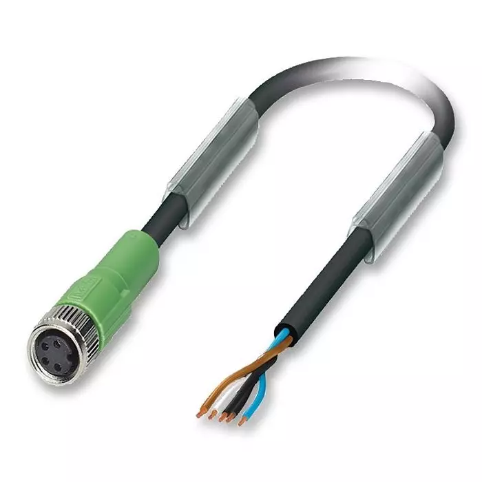 Phoenix Contact Sensor Cable Assemblies SENSOR CABLE, 4POS, M8 SOCKET, 1.5M, 1681842