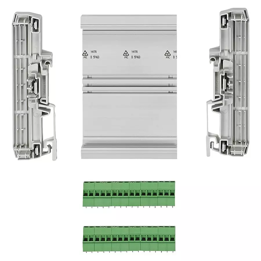 Phoenix Contact Plastic Enclosures ELECTRONIC HOUSING, DIN RAIL, PVC, GREY, 2202528