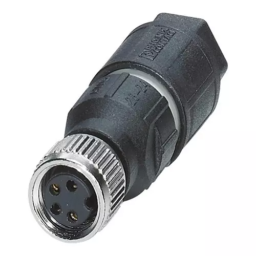 Phoenix Contact Sensor Connectors SENSOR CONNECTOR, M8, RCPT, 4POS, 1441079