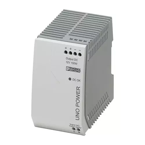 Phoenix Contact AC / DC DIN Rail Mount Power Supplies POWER SUPPLY, AC-DC, 12V, 8.3A, 2902997