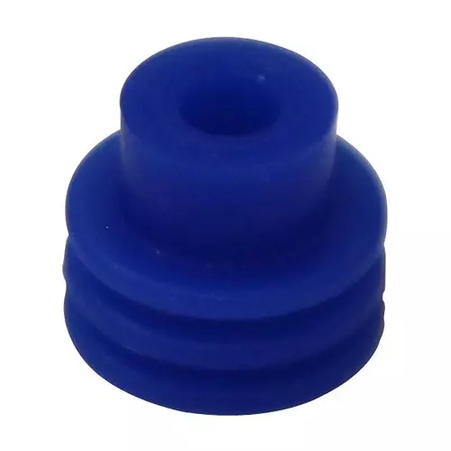 AMP - TE CONNECTIVITY SINGLE WIRE SEAL, SILICONE, BLUE, 1394512-1 (Pack 100)