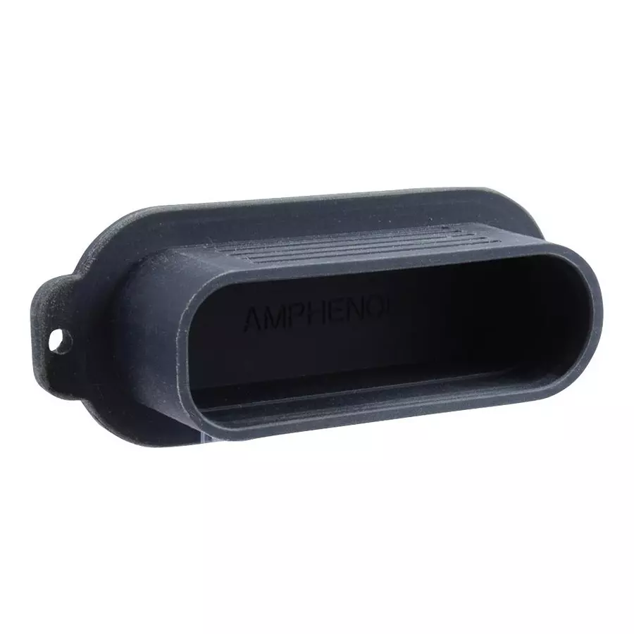 AMPHENOL INDUSTRIAL COVER, 3POS RECTANGULAR PLUG CONNECTOR, CVR-23P