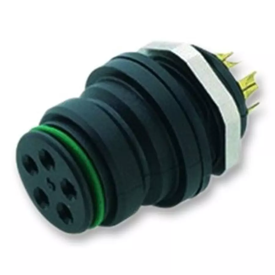 BINDER CIRCULAR CONNECTOR, RCPT, 8 WAY, PANEL, 99 9128 00 08