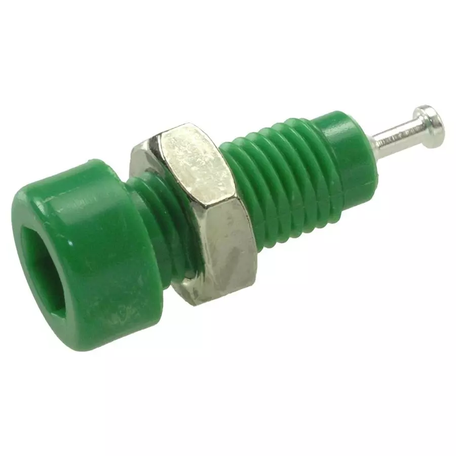 JOHNSON TIP JACK, 5700V, 10A, GREEN, 105-0604-001