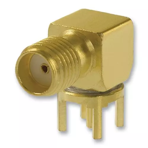 JOHNSON RF COAXIAL, SMA, RIGHT ANGLE JACK, 50OHM, 142-0701-301