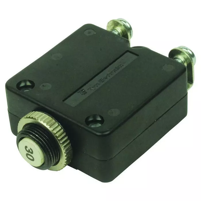 TE CONNECTIVITY CIRCUIT BREAKER, THERMAL, 1P, 250V, 30A, W58-XC4C12A-30.