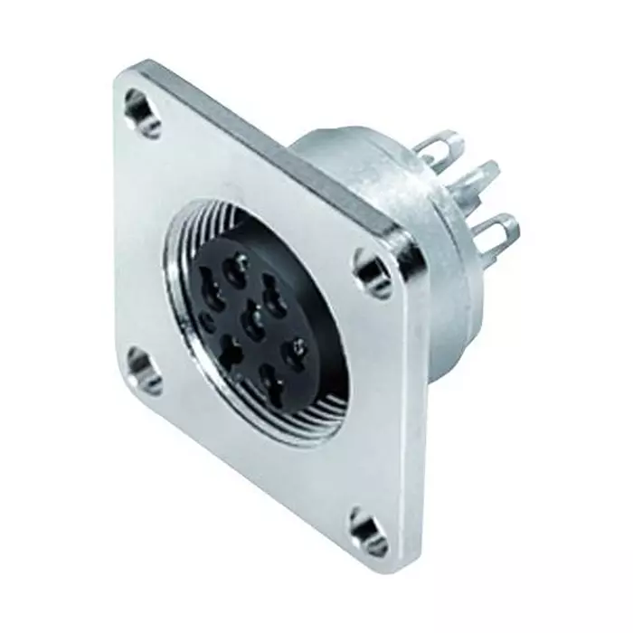 BINDER CIRCULAR CONNECTOR, RCPT, 3POS, FLANGE, 09-0108-300-03