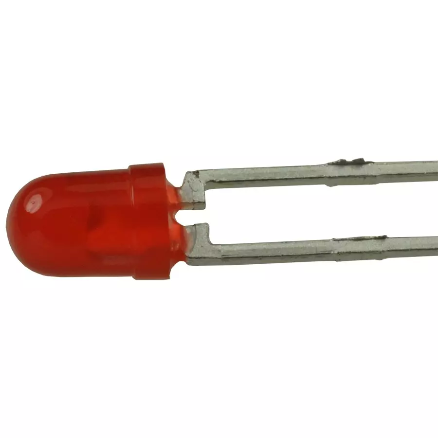 DIALIGHT LED, RED, T-1 (3MM), 29MCD, 635NM, 521-9215F