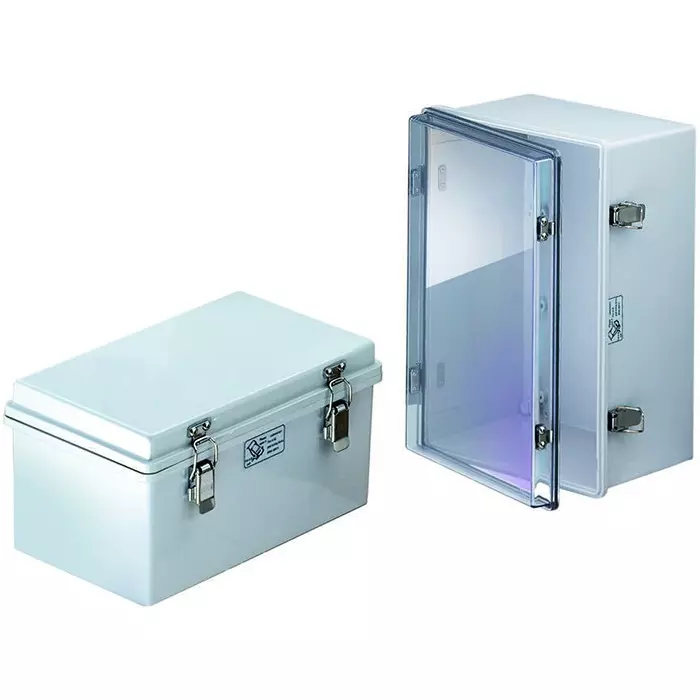 BUD ENCLOSURE, BOX, PLASTIC, GRAY, NBA-10168