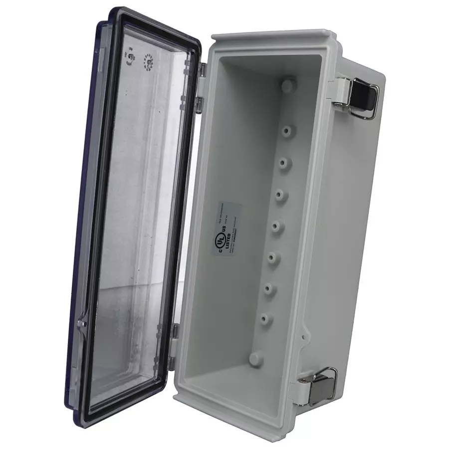 BUD ENCLOSURE, MULTIPURPOSE, PC, GREY/CLEAR, PTQ-11042-C