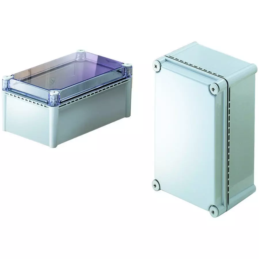 BUD ENCLOSURE, BOX, PLASTIC, GRAY, NBD-10442