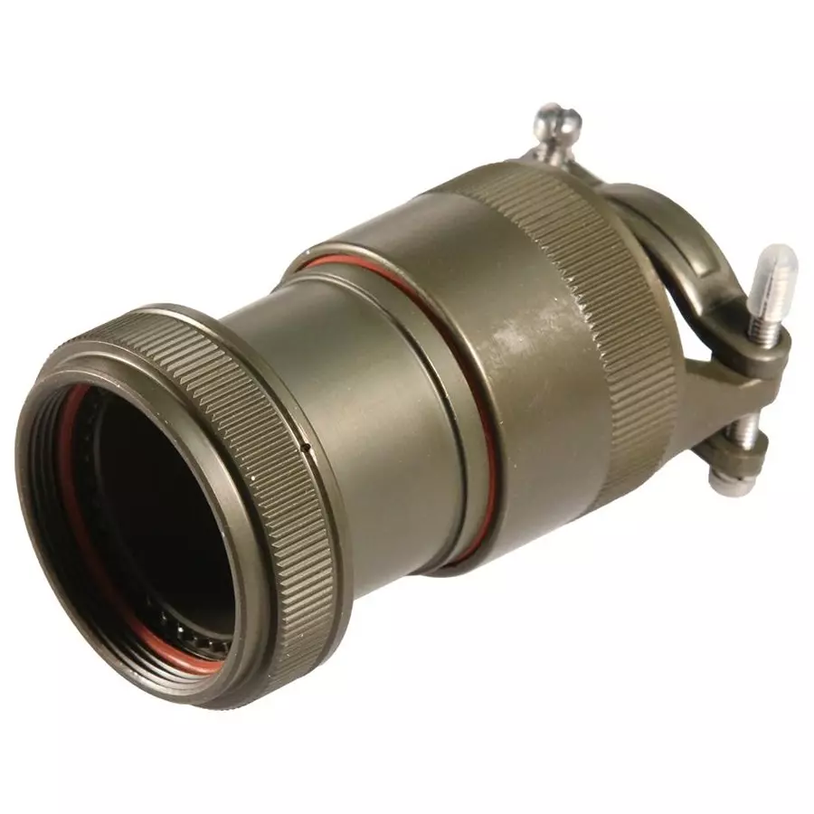 AMPHENOL PCD BACKSHELL, 180DEG, ALUMINIUM ALLOY, M85049/1813W04