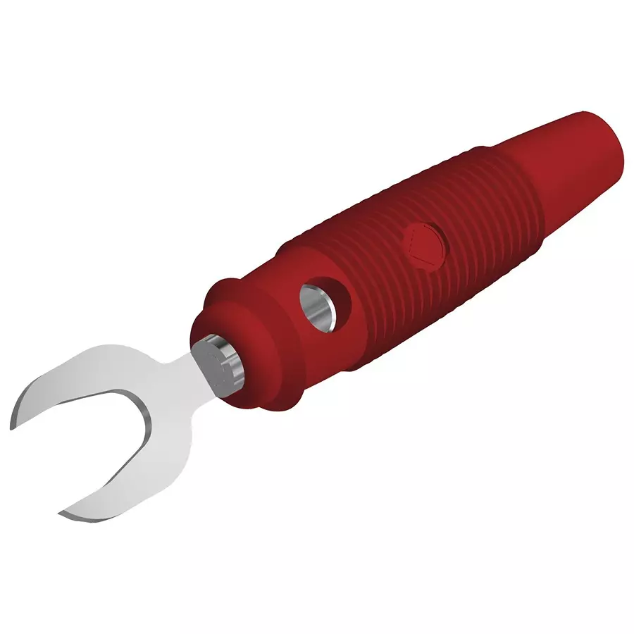HIRSCHMANN CONN, BANANA, PLUG, 30A, SOLDER, RED, 930585101