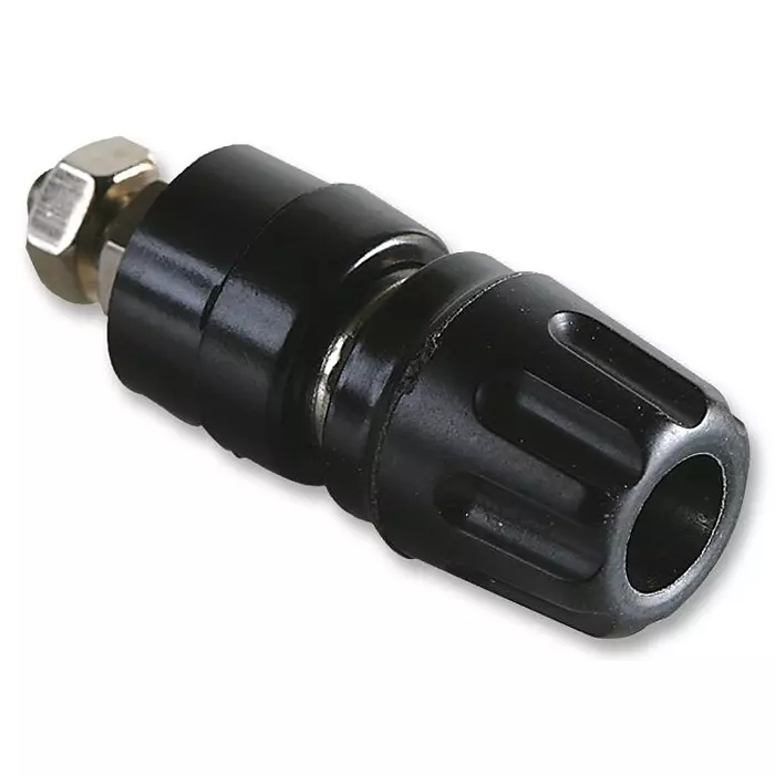 HIRSCHMANN RECEPTACLE, 35A, 4MM, PANEL, BLACK, MLS, 930103100 (Pack of 5)