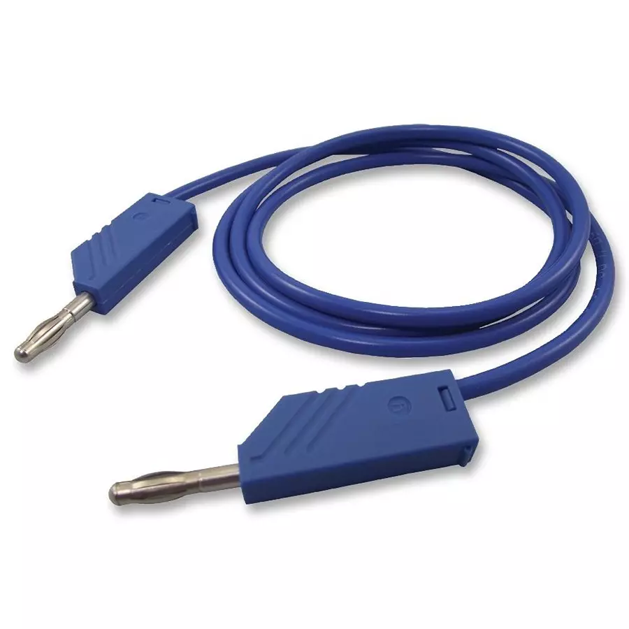 HIRSCHMANN TEST LEAD, BLUE, 1M, 60V, 16A, 934062102