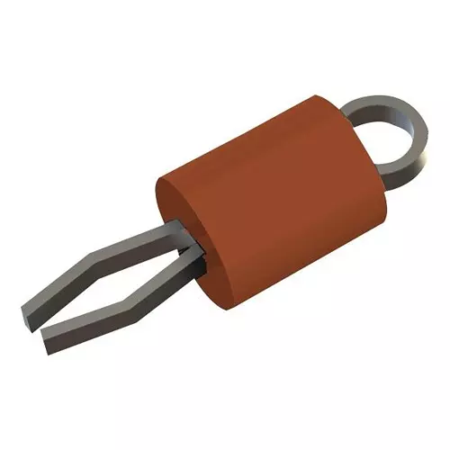 KEYSTONE TEST POINT, PCB, BROWN, THROUGH HOLE, 5115