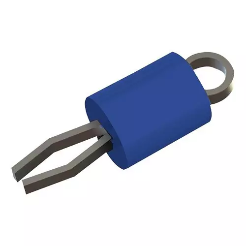 KEYSTONE TEST POINT, PCB, BLUE, THROUGH HOLE, 5117