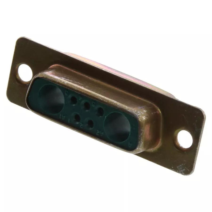 AMPHENOL COMMUNICATIONS SOLUTIONS D-SUB CONN, COMBINATION, RCPT, DA-7W2, DAM7W2SN.