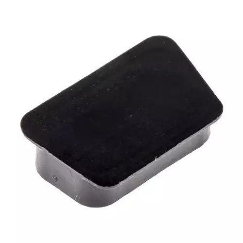 AMPHENOL COMMUNICATIONS SOLUTIONS DUST COVER, PP, BLACK, 15POS D-SUB CONN, 70519BLF