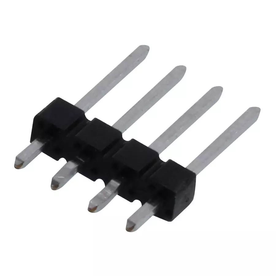 AMPHENOL COMMUNICATIONS SOLUTIONS CONN, HEADER, 4POS, 1ROW, 2.54MM, 10082627-404HLF