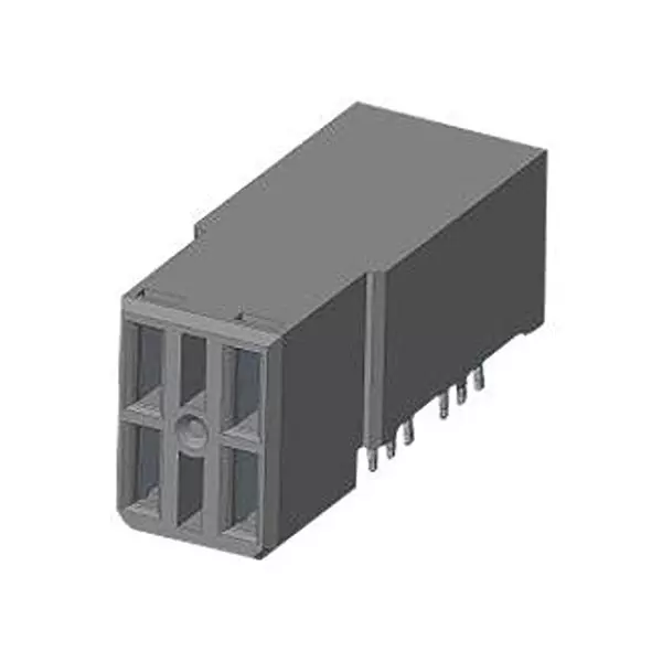 AMPHENOL COMMUNICATIONS SOLUTIONS BACKPLANE CONN, R/A RCPT, 4P, PRESS FIT, 10052620-5455P00LF