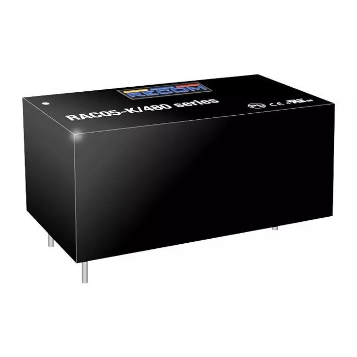 RECOM POWER POWER SUPPLY, AC-DC, 12V, 0.42A, RAC05-12SK/480