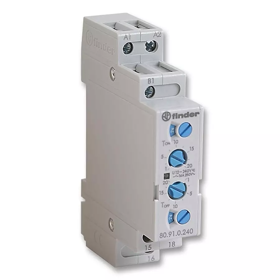 FINDER TIMER, 0.1S - 10H, 230V, SPDT-CO, 81.01.0.230.0000