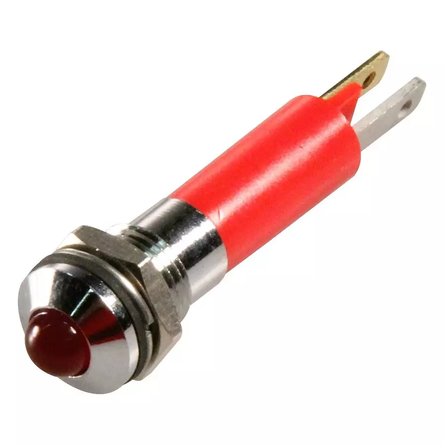 CML INNOVATIVE TECHNOLOGIES LED INDICATOR, FLASHING, 24V, RED, 19060353