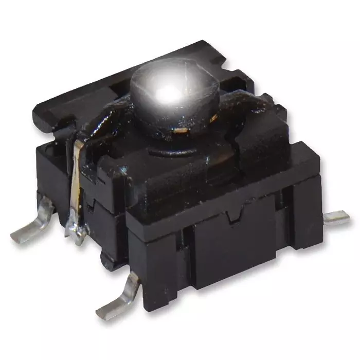 MULTIMEC Switch, Smd, Ip67, 3.5N, White Led, 5GSH93561