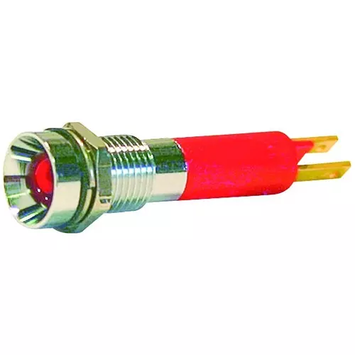 WAMCO Panel Mount Indicator, Led, 8Mm, Yellow, 24V, WL-19091352