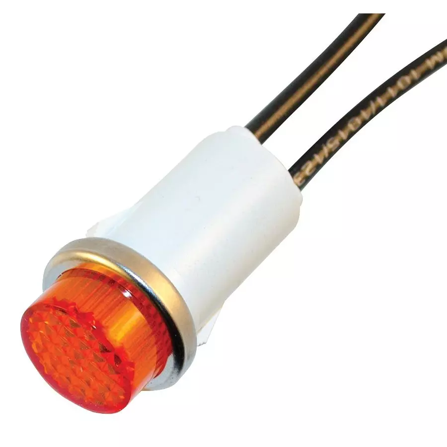 WAMCO Neon Indicator, 115Vac, 1.5Ma, Amber, WL-1050C3