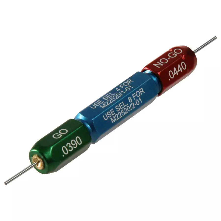 DANIELS Gauge, Go/No-Go, Green/Red, M22520/3-01.