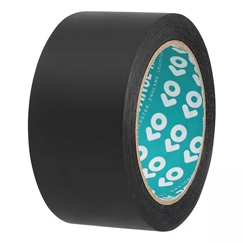 ADVANCE TAPES Protective Film Tape, Pvc, 33M X 50Mm, AT44 BLACK 33M X 50MM