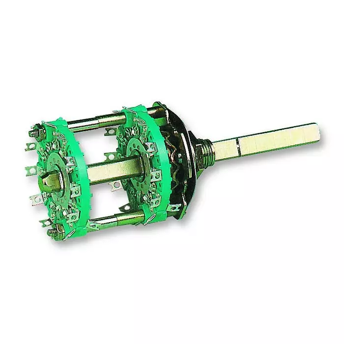 NSF (CONTROLS) Switch, 2Pole, 12 Pos, 0.5A, 250V, 459102JMK2