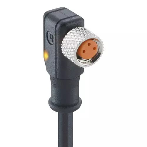 LUTRONIC Sensor Cord, M8 R/A Rcpt-Free End, 16.4 , 0806 03 L1 300 5M