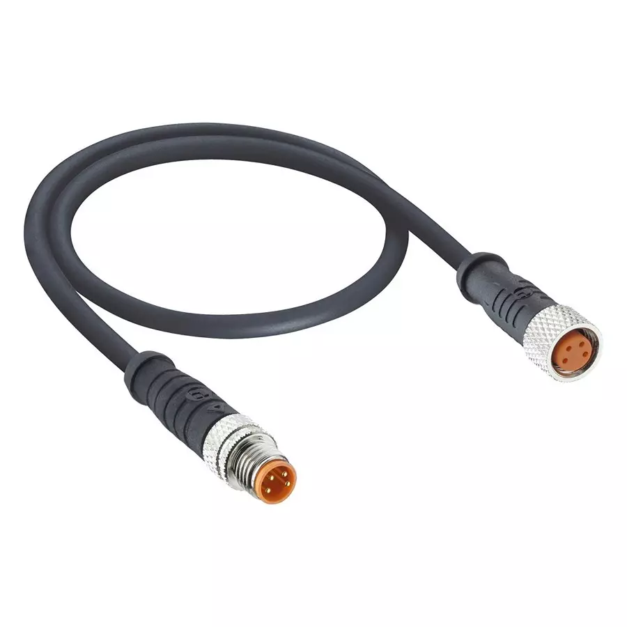 LUTRONIC Sensor Cord, 4P M8 Plug-Rcpt, 23.6", 0810 0800 04 301 0,6M