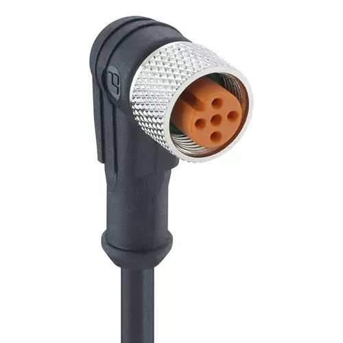 LUTRONIC Sensor Cord, M12 R/A Rcpt-Free End, 6.6 , 1205 05 302 2M