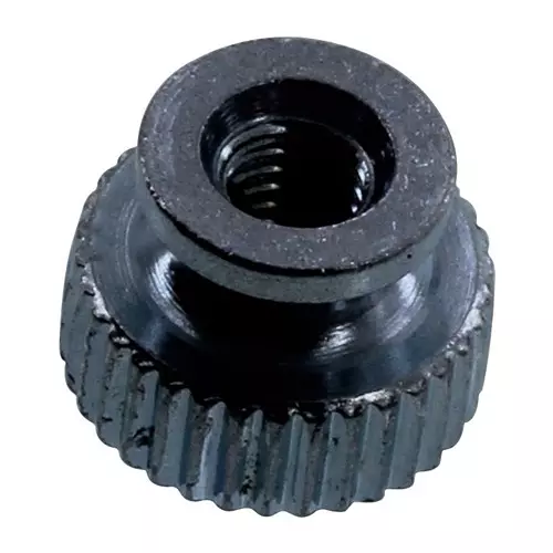 RAF ELECTRONIC HARDWARE Brass Zinc Plated Round Thumb Nut, M3561-B-12