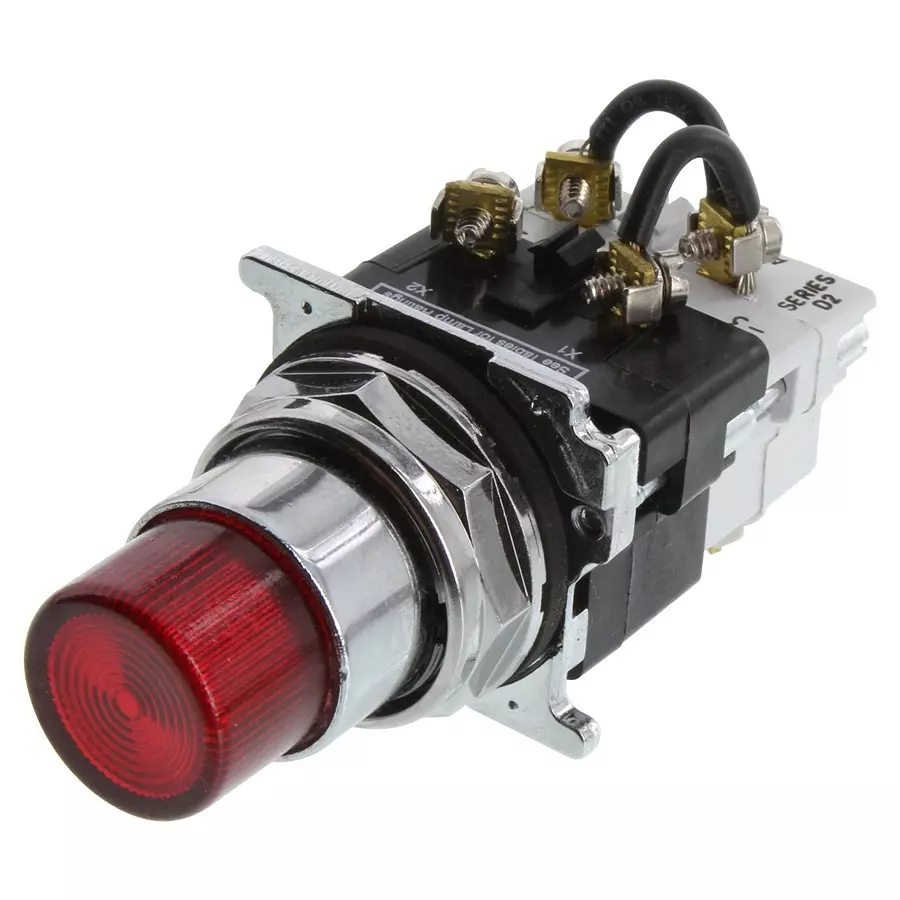 EATON CUTLER HAMMER LED PANEL INDICATOR, RED, 30.5MM, 24V, 10250T297LRP24