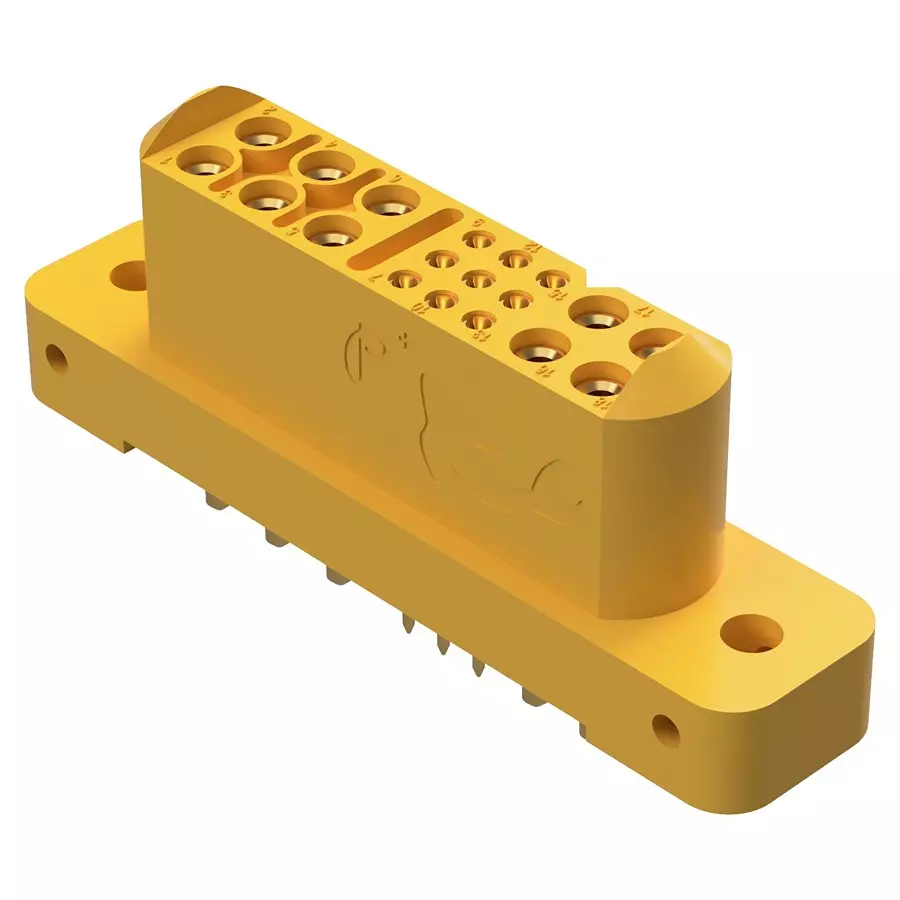 POSITRONIC RECT PWR CONN, RCPT, 19POS, THT, GFSH109F3H/AA