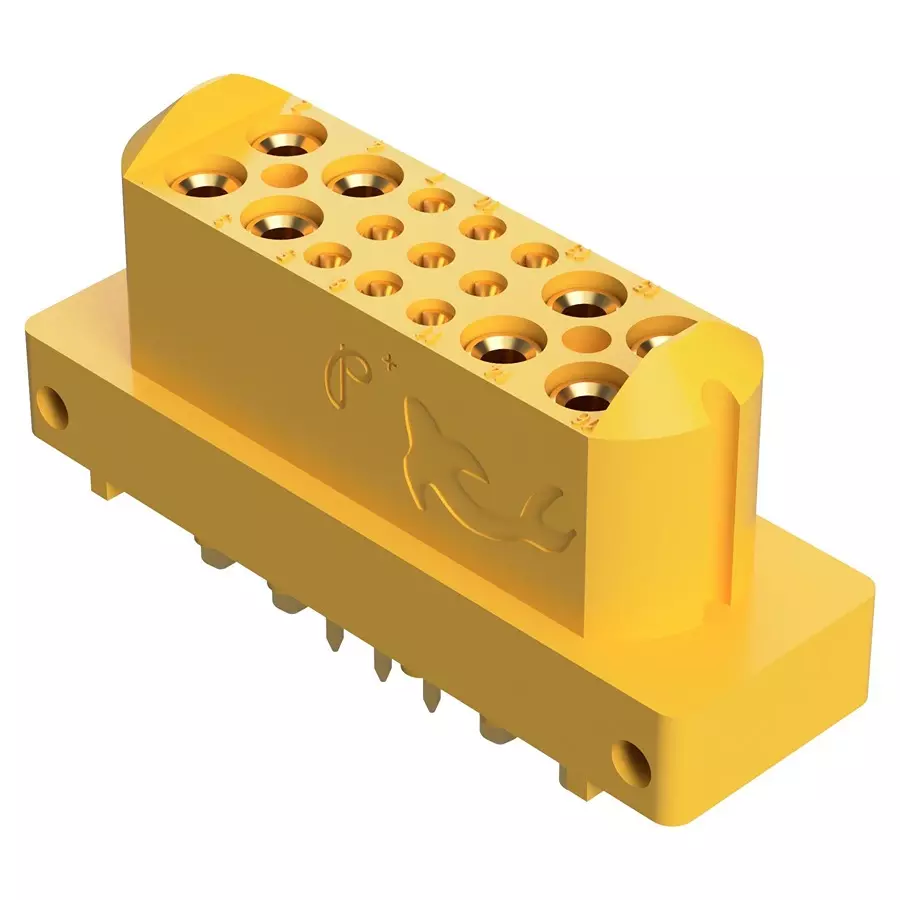 POSITRONIC RECT PWR CONN, RCPT, 17POS, THT, GFSH89F37H/AA