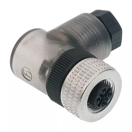 HIRSCHMANN SENSOR CONNECTOR, M12, RCPT, 4POS, CABLE, ELWIKA 4012 PG7 TO