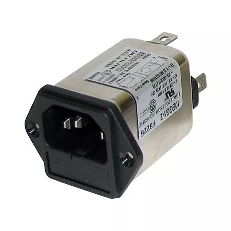 CORCOM - TE CONNECTIVITY IEC FILTER, MEDICAL, 3A, 250VAC, QC, 3EHG1-2