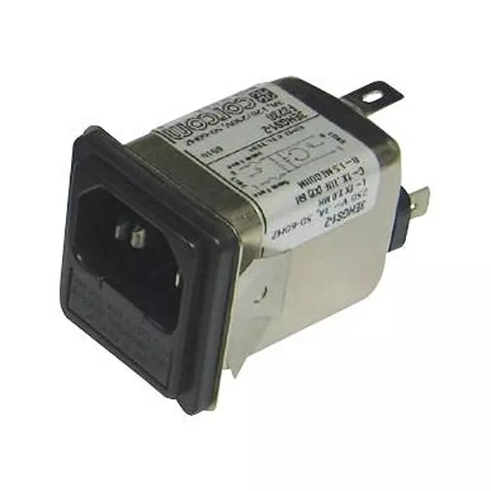 CORCOM - TE CONNECTIVITY IEC FILTER, MEDICAL, 10A, 250VAC, QC, 10EHGS1-2