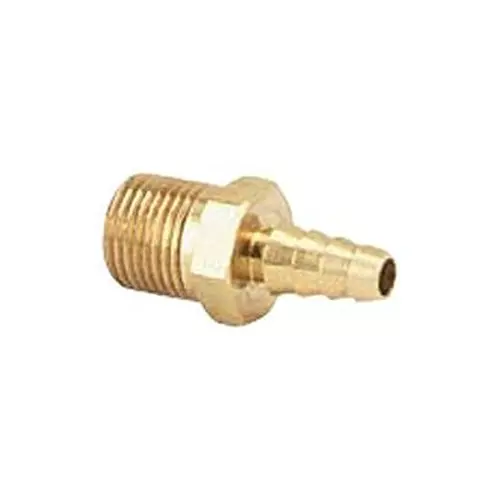 DWYER ADAPTOR, BRASS, 1/8" NPT TO 3/16" RUBBER, A-339.