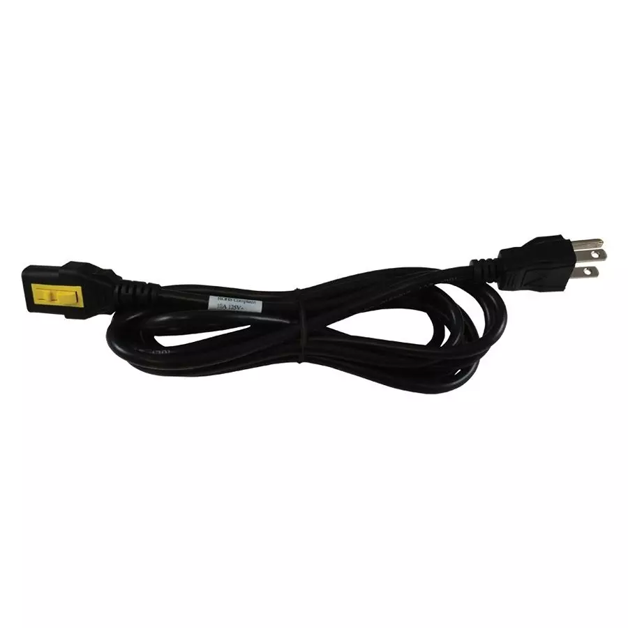 VOLEX POWER CORD NEMA5-15P/IEC, 3M, 10A, BLACK, VL-0124-02-300