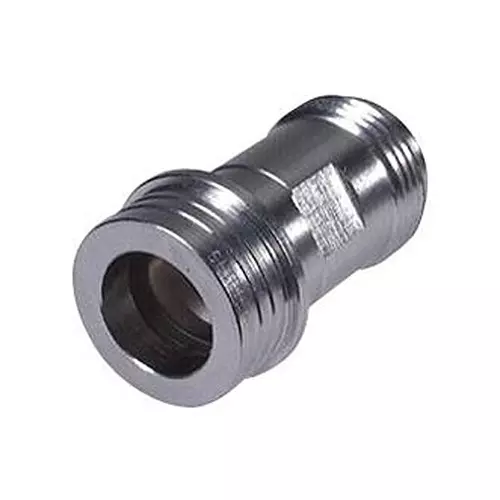 HUBER+SUHNER RF COAX ADAPTER, QN PLUG-N JACK, 50 OHM, 33"QN-N-50-1/133"NE