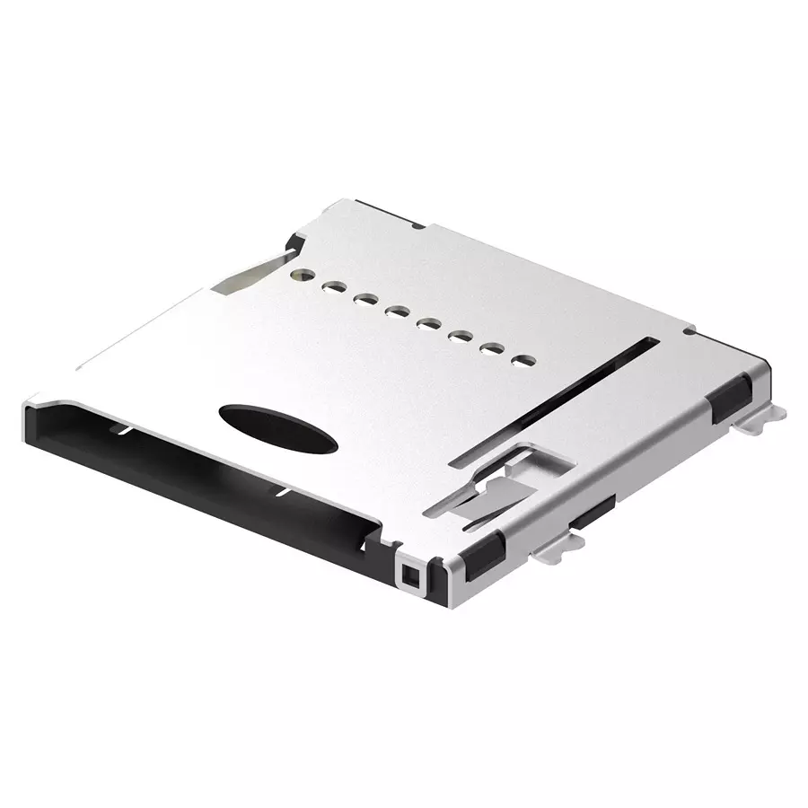 GCT MICRO SD CARD CONN, PUSH-PUSH, 9POS, SMT, MEM2075-00-140-01-A