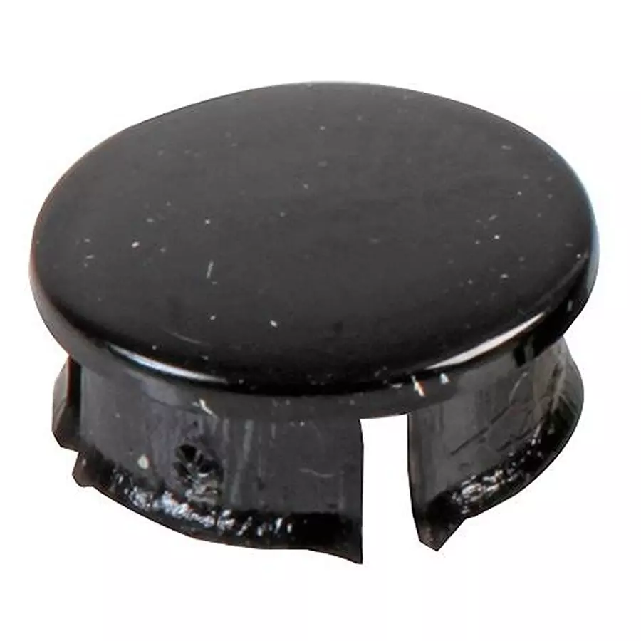 MENTOR CAP, KNOB, GLAZED, BLACK, 499.643 (Pack of 10)