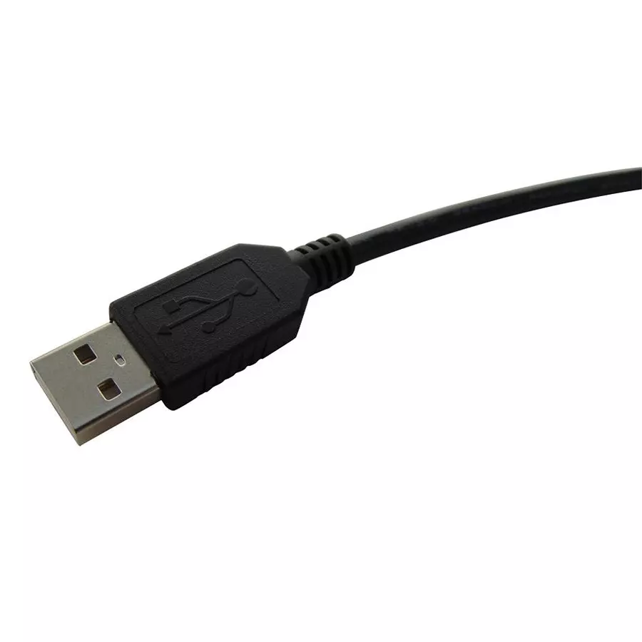 L-COM Connector to Connector:Type A Plug to Type B Plug, CAUBLKAB-1M